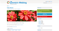 Desktop Screenshot of demo.django-blog-zinnia.com
