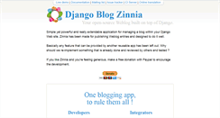 Desktop Screenshot of django-blog-zinnia.com